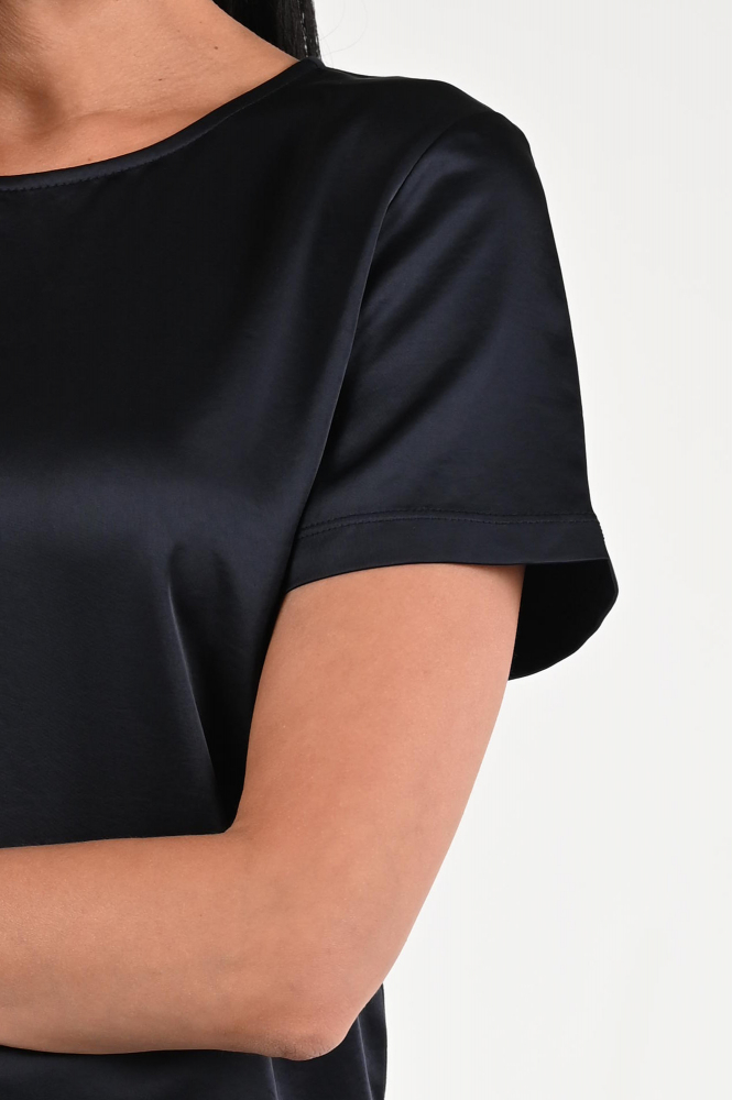 MaxMara Gilbert mm13066 Blouse korte mouw Blauw