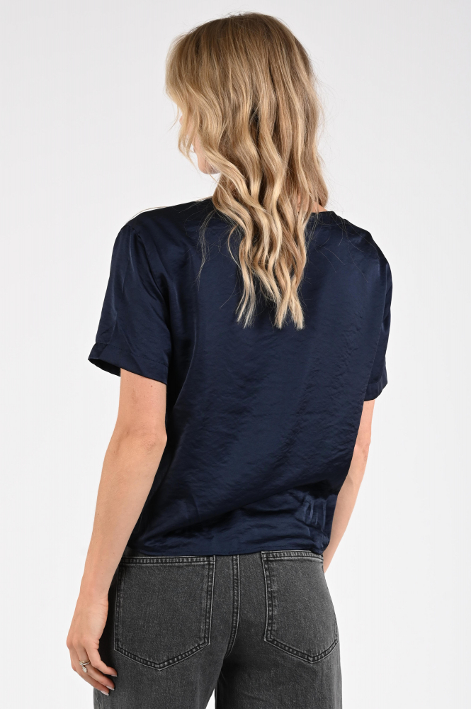 Knit-Ted Nori Blouse korte mouw Blauw