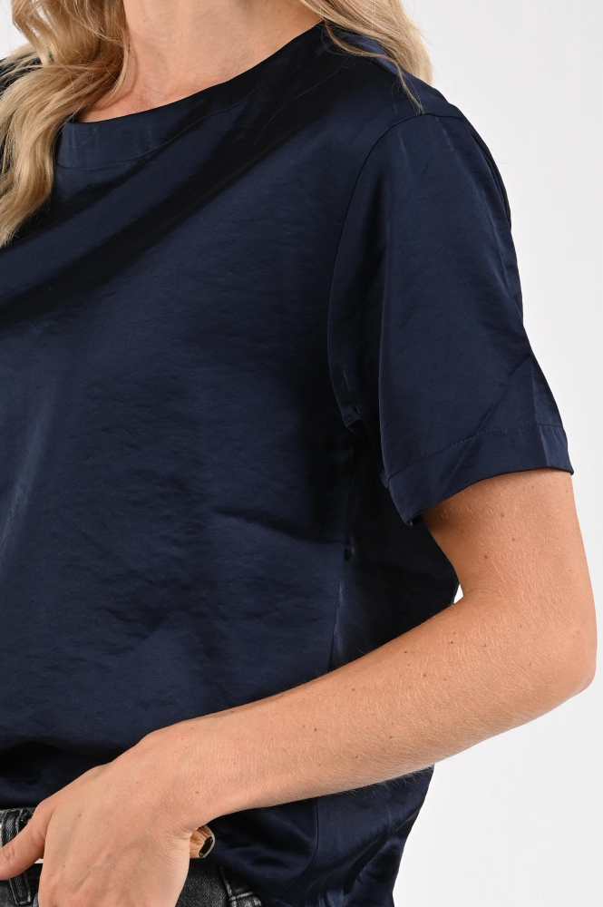 Knit-Ted Nori Blouse korte mouw Blauw