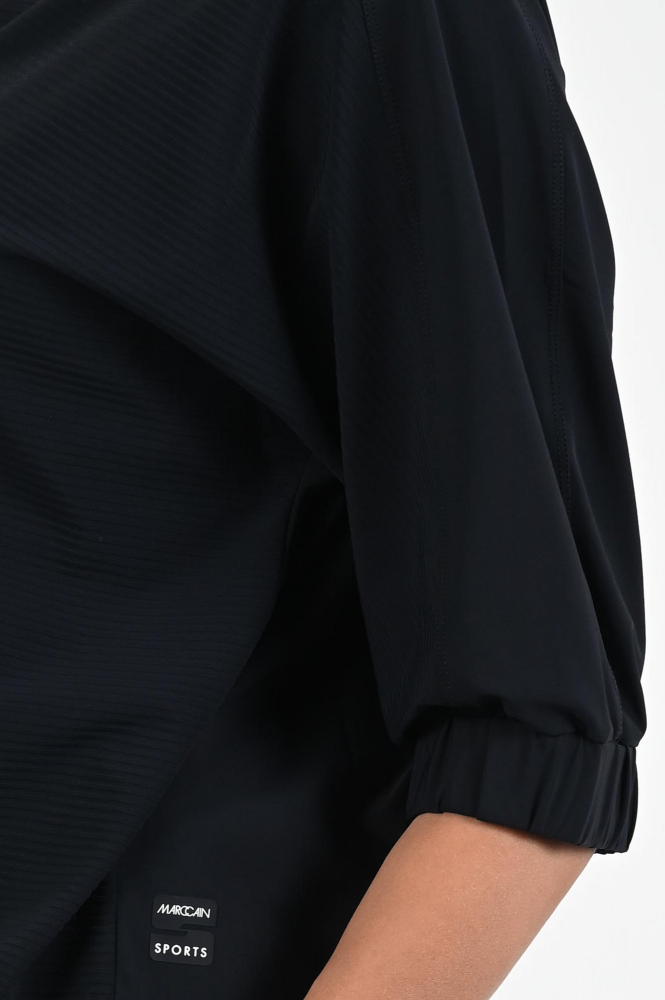 Marc Cain ZS 48.06 J40 Blouse korte mouw Blauw