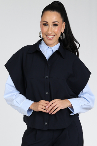 Aimée the label Indonesia Blouse Blauw