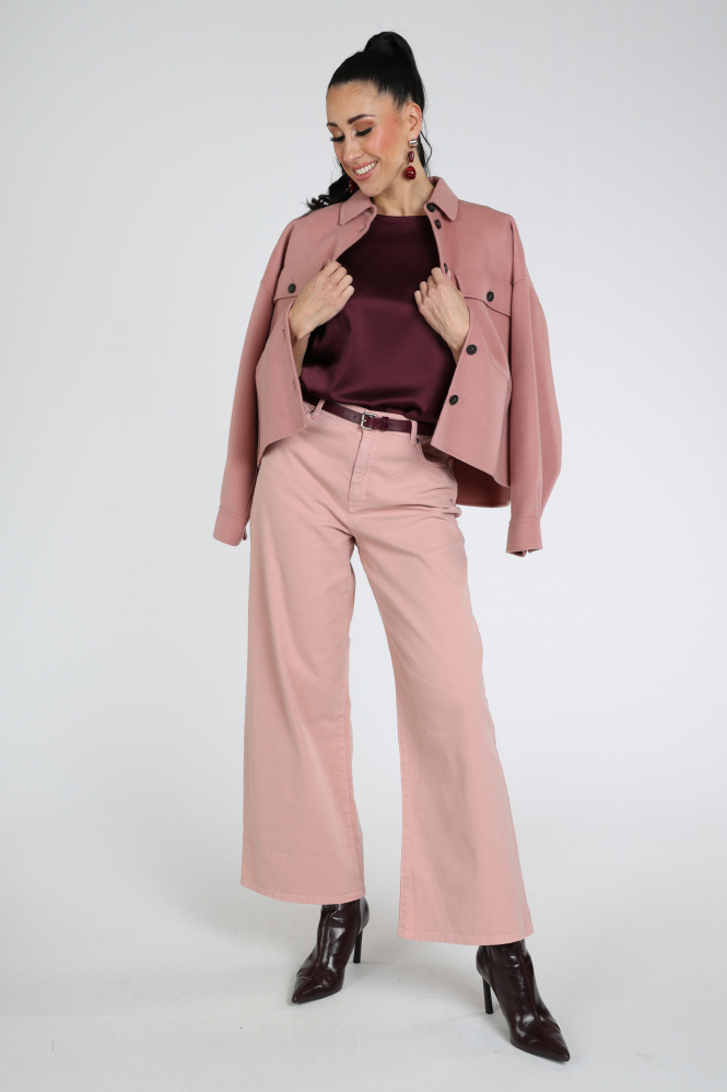 MaxMara Zona mm13103 Blouse korte mouw Rood