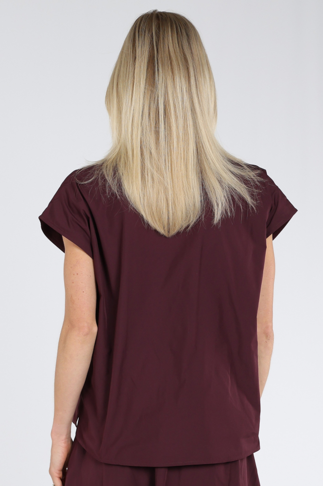 Summum 2s3526-12259 Blouse korte mouw Rood