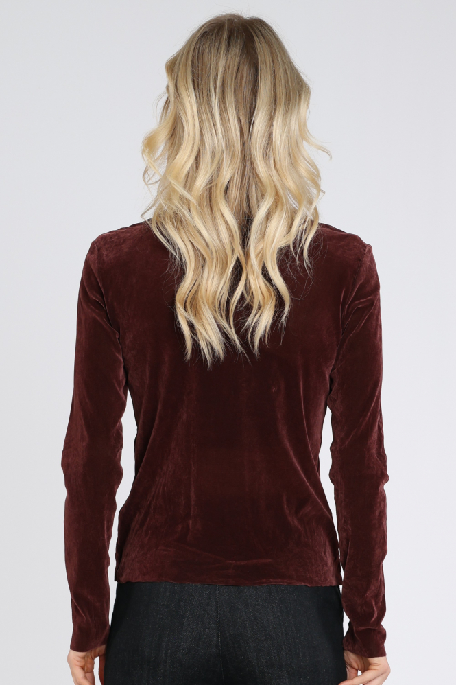 Yaya 01-709428-610 Blouse korte mouw Rood