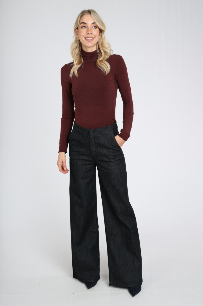 Yaya 01-709440-610 Blouse korte mouw Rood