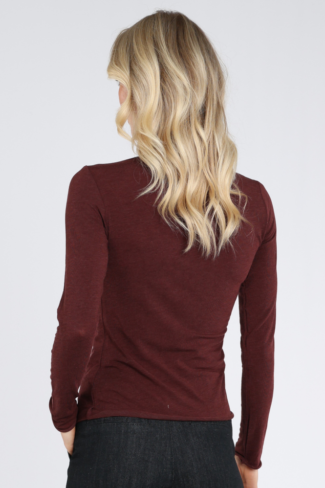 Yaya 01-709440-610 Blouse korte mouw Rood