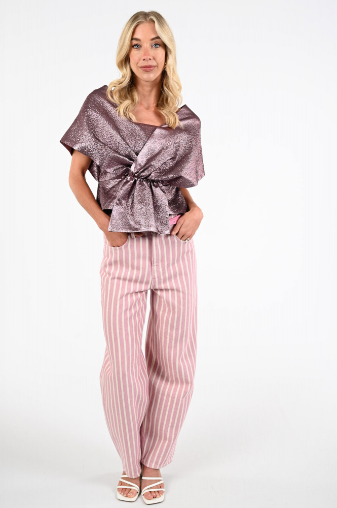 By-Bar 26211010  Blouse korte mouw Roze