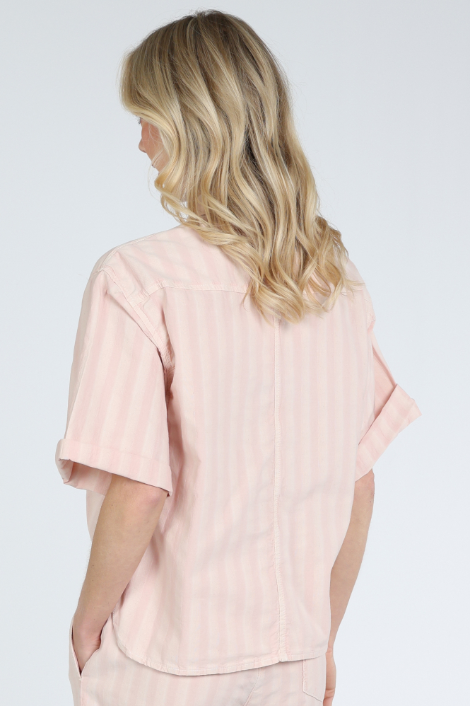 By-Bar 26112009  Blouse korte mouw Roze