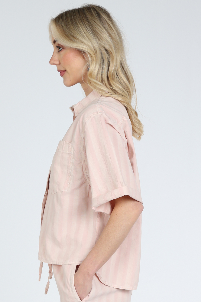 By-Bar 26112009  Blouse korte mouw Roze