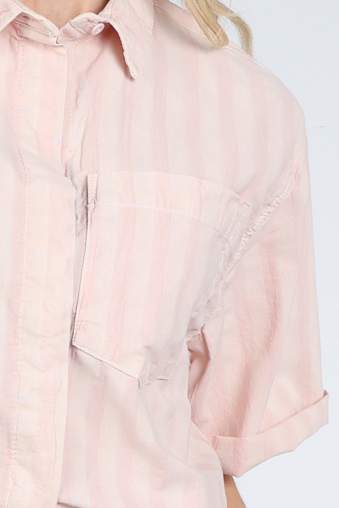 By-Bar 26112009  Blouse korte mouw Roze