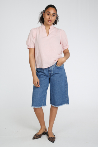 Neo Noir Odesa linen blouse Roze