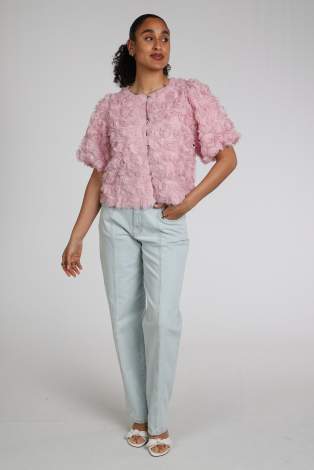Neo Noir Aisa Flower blouse Roze