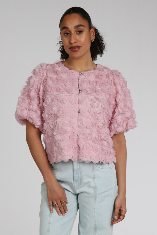 Neo Noir Aisa Flower blouse Roze