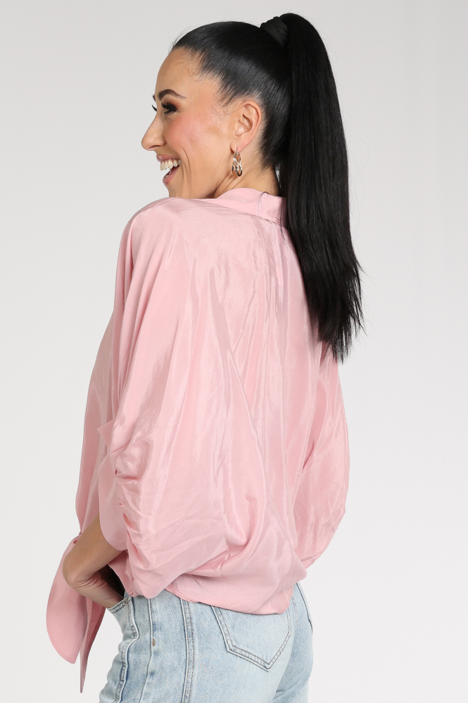 Summum 2s3493-12370 Blouse korte mouw Roze
