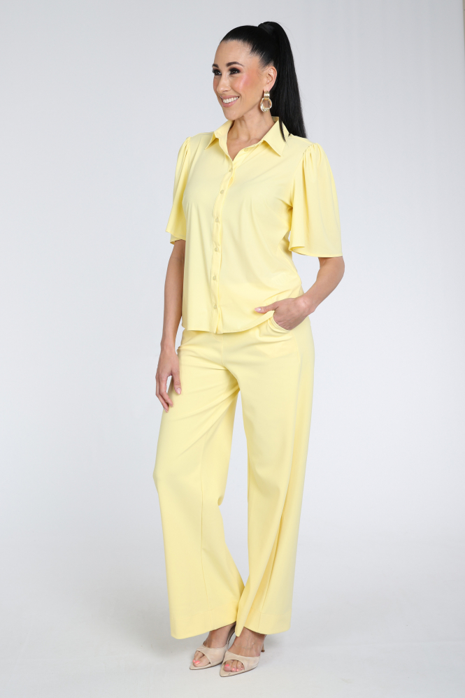 Studio Anneloes 13877 Blouse korte mouw Geel