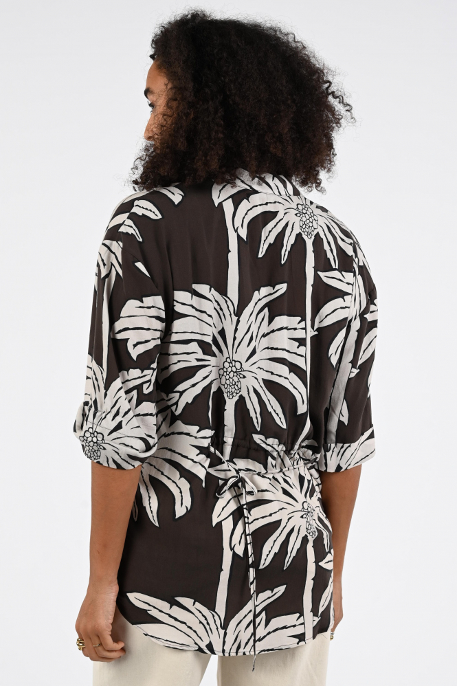 Geisha 63293-20 Blouse korte mouw Zwart