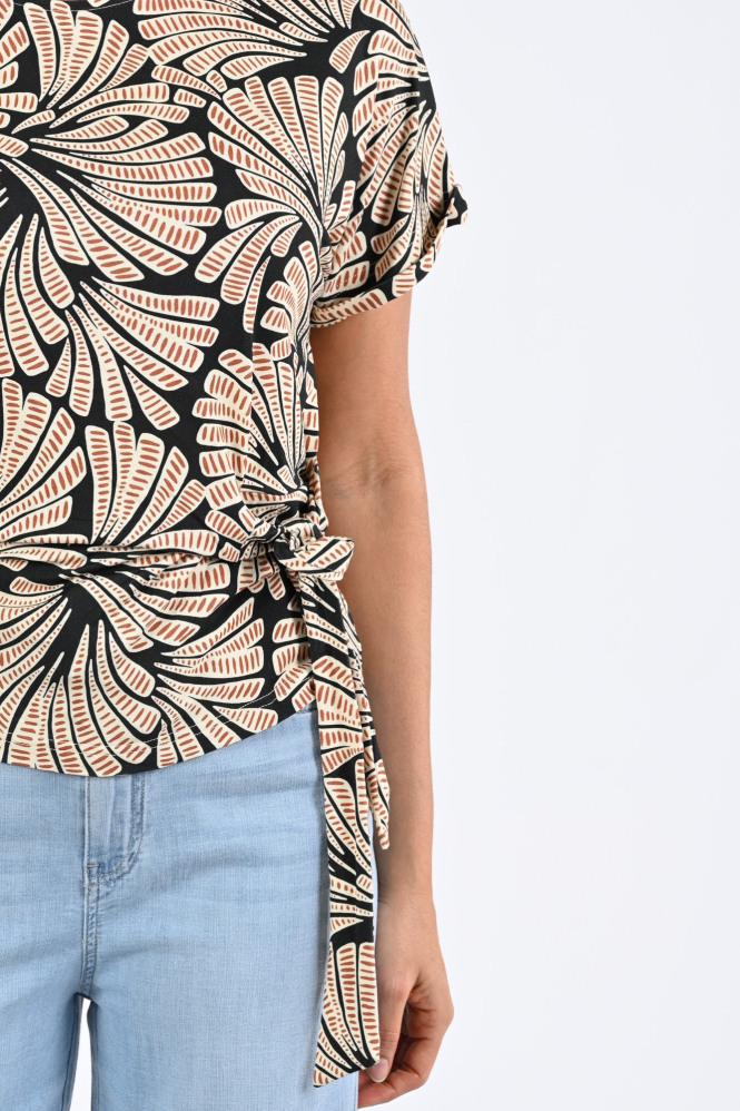 Geisha 62331-20 Blouse korte mouw Zwart