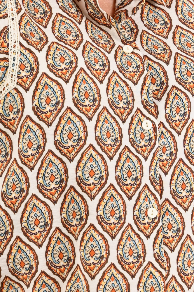 Geisha 63196-20 Blouse korte mouw Wit