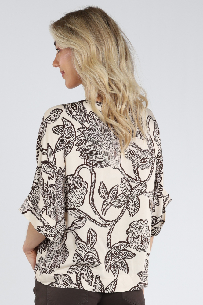 Studio Anneloes 13962 Blouse korte mouw Bruin
