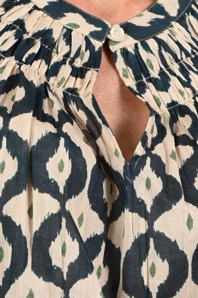 By-Bar 26112034  Blouse korte mouw Groen