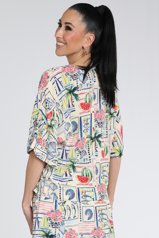 Studio Anneloes 13822 Madison Blouse korte mouw Blauw