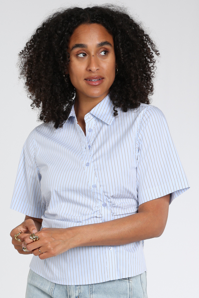 Neo Noir 169490 Blouse korte mouw Blauw