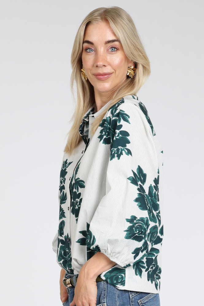 Studio Anneloes 14027 Blouse korte mouw Blauw