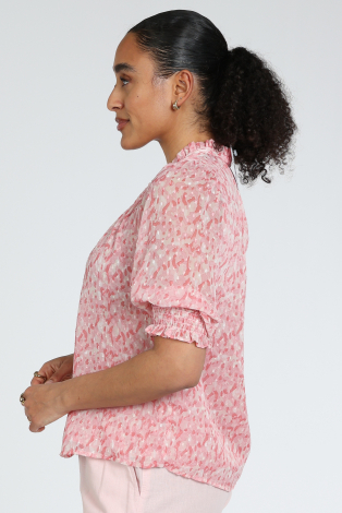 Neo Noir Diana Blurred blouse Roze