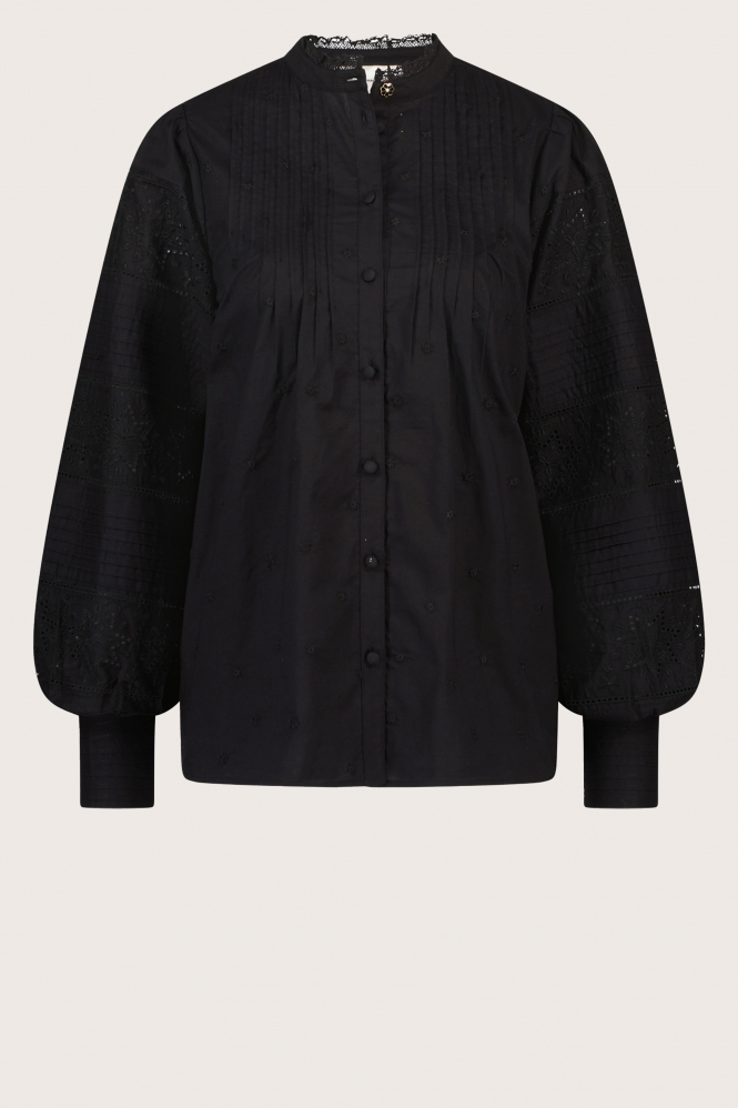 Fabienne Chapot CLT-25-BLS-AW23 Blouse lange mouw Zwart