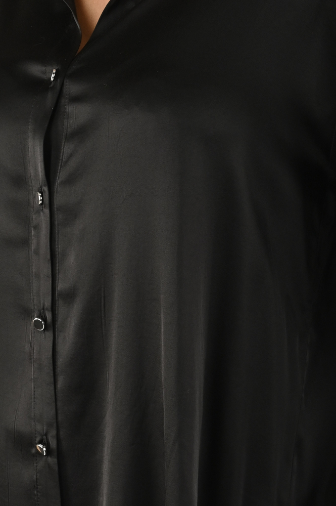 Sani Blu 5761 Blouse lange mouw Zwart