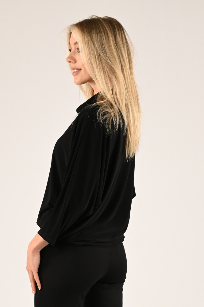 Joseph Ribkoff 243159 Blouse lange mouw Zwart