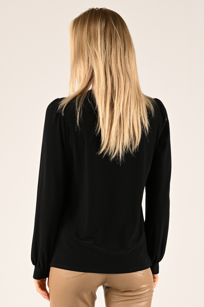 Joseph Ribkoff 243185 Blouse lange mouw Zwart