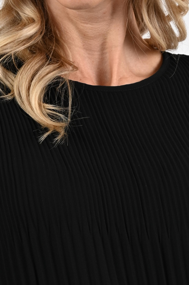 Frank walder 622151 Blouse lange mouw Zwart