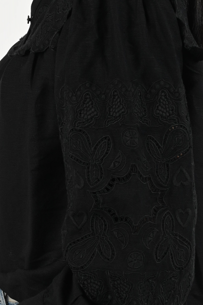 Fabienne Chapot CLTBLS25AW259001 Blouse lange mouw Zwart