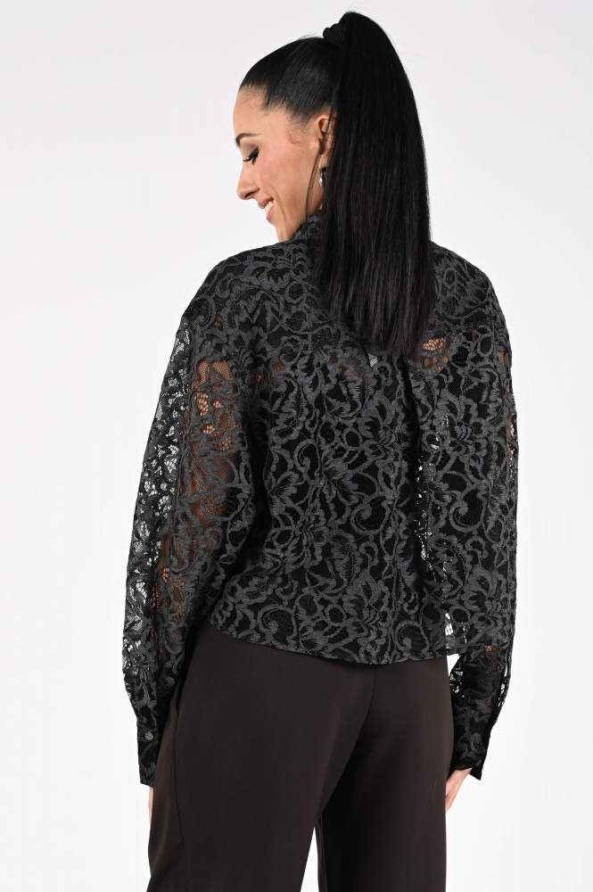 Beaumont BC44220253 Blouse lange mouw Zwart