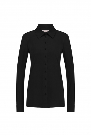 L.O.E.S. by Studio Anneloes Poppy blouse  Zwart