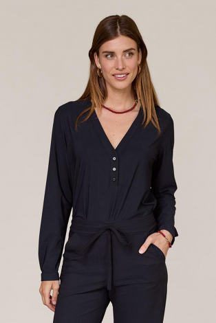 Studio Anneloes Evi blouse  Zwart
