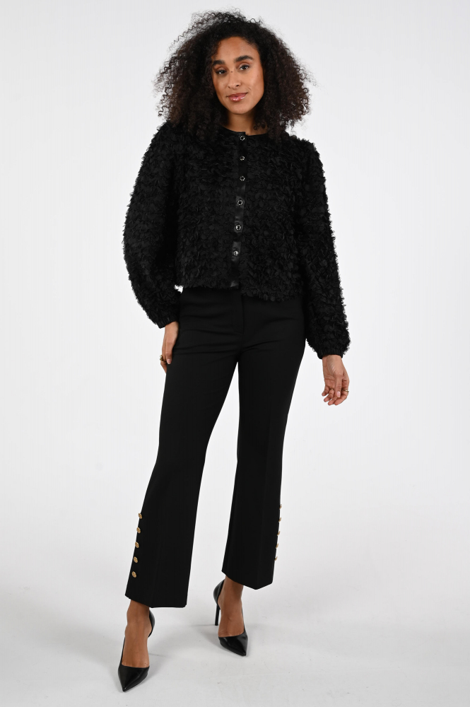 Summum 2s3365-12322 Blouse lange mouw Zwart