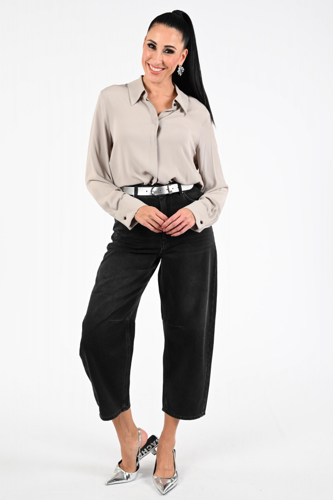 Luisa Cerano 228618-2179722 Blouse lange mouw Beige