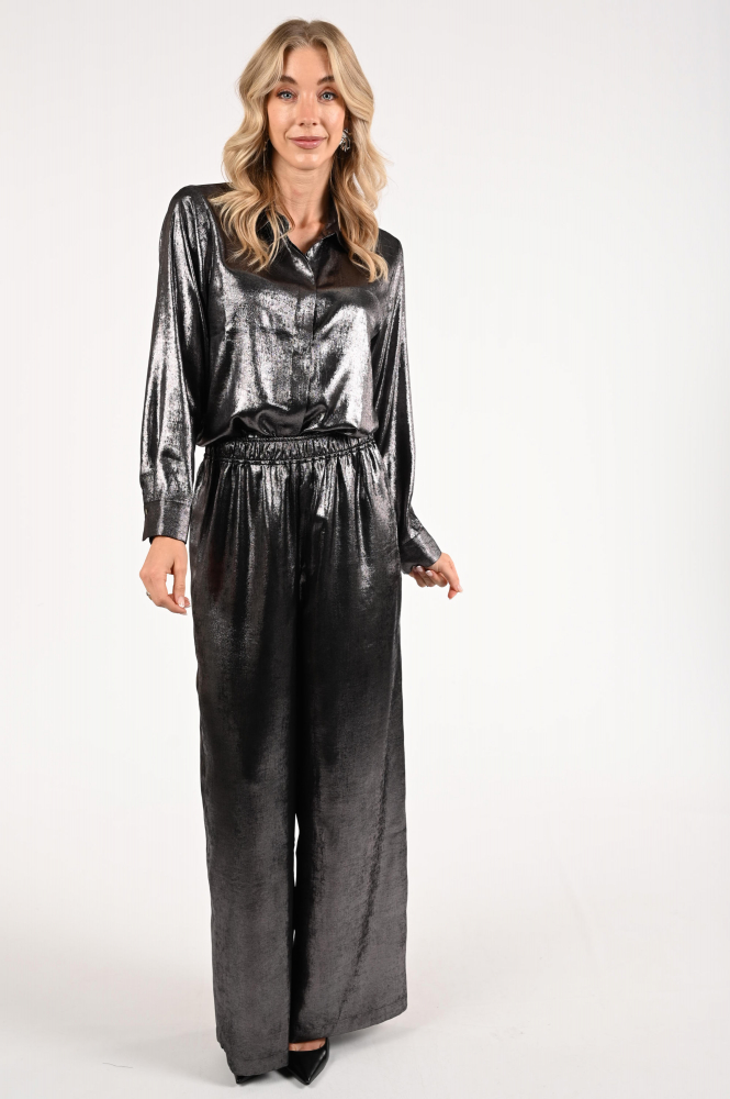 Knit-Ted Felice Blouse lange mouw Zilver
