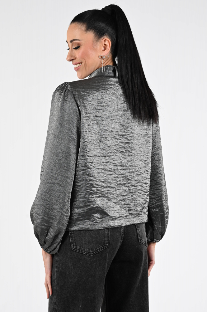 Summum 2s3375-12326 Blouse lange mouw Grijs