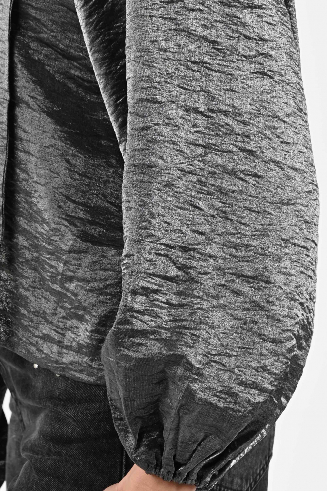 Summum 2s3375-12326 Blouse lange mouw Zilver