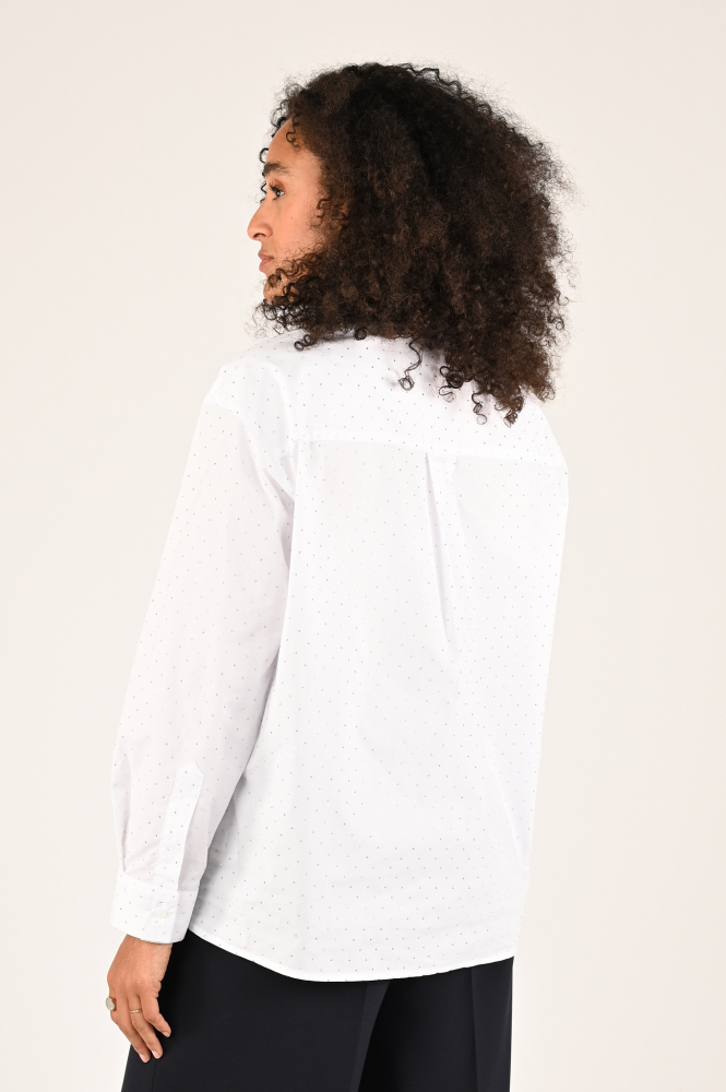 Liu Jo wf4199 Blouse lange mouw Wit
