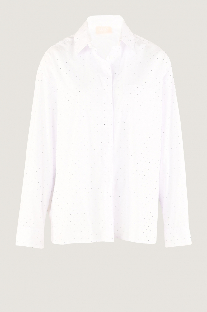Liu Jo wf4199 Blouse lange mouw Wit