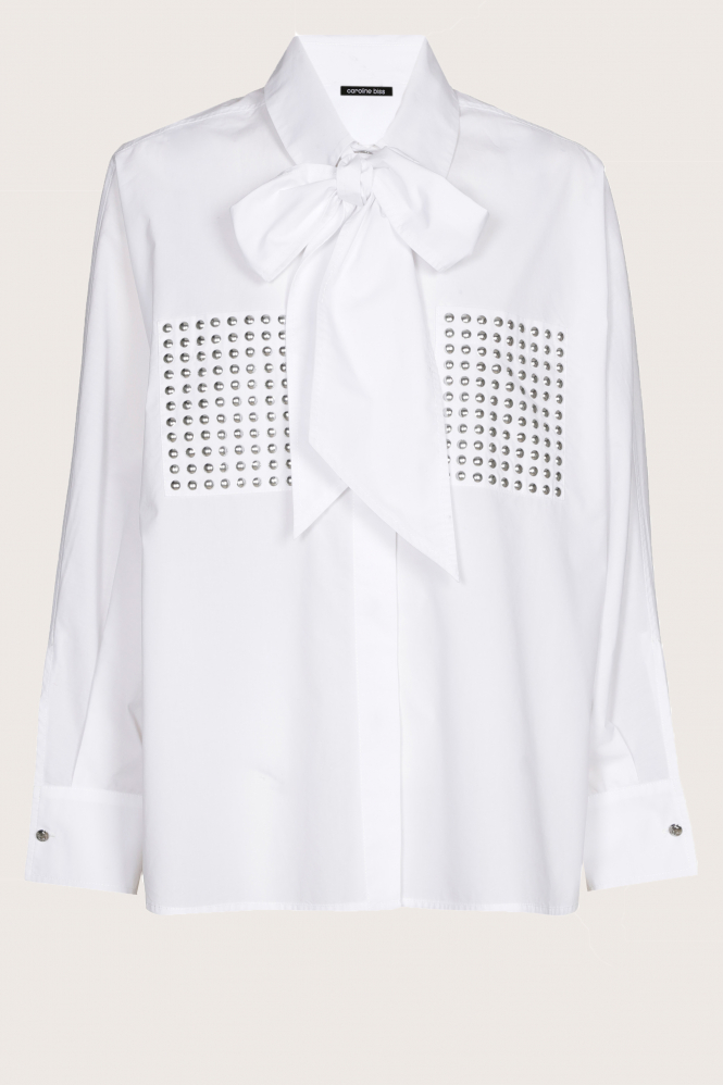 Caroline Biss 4619 Blouse lange mouw Wit