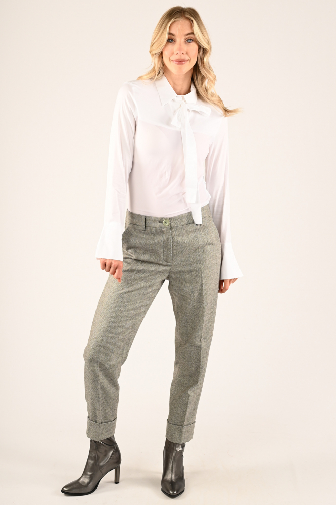 Marc Cain XC 53.02 J18 Blouse lange mouw Wit
