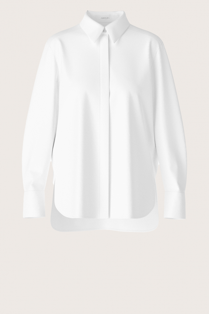 Marc Cain XA 51.01 W93 Blouse lange mouw Wit
