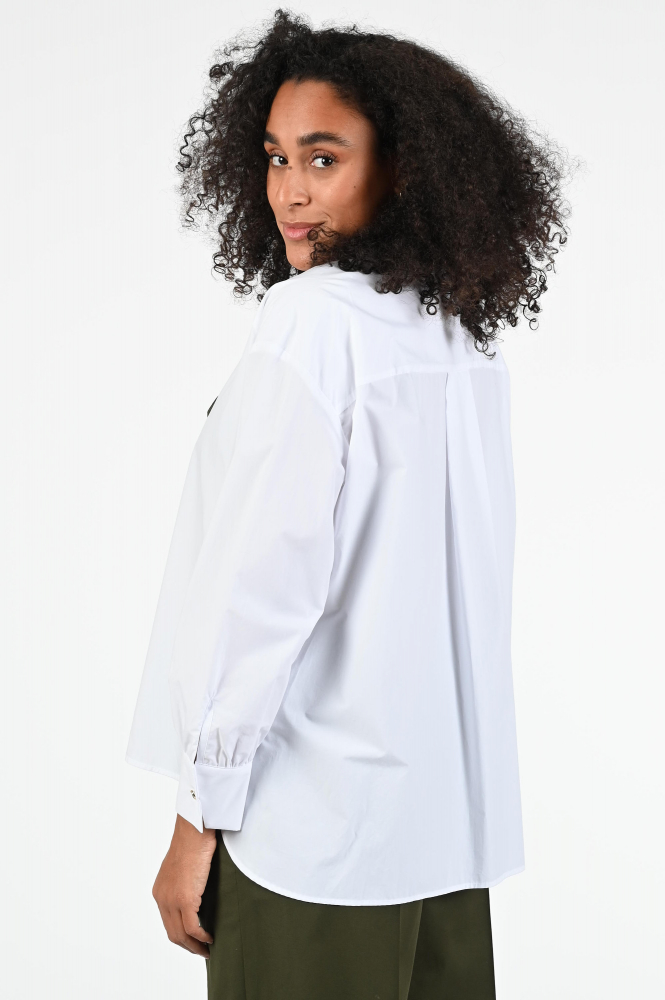 Caroline Biss 1616 Blouse lange mouw Wit