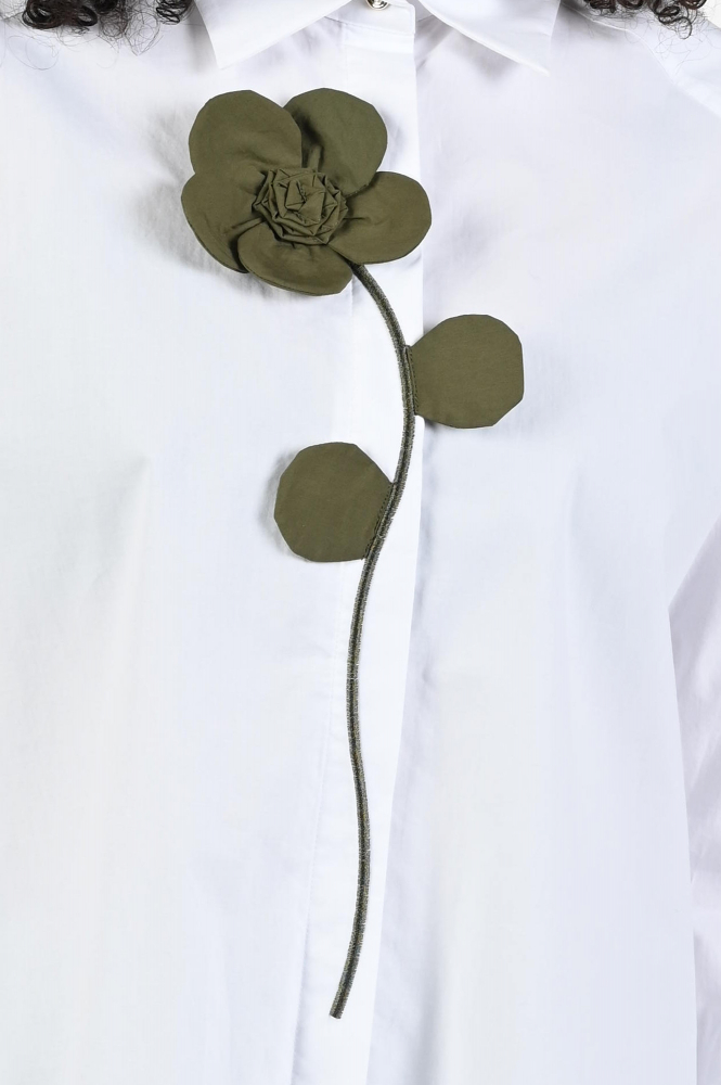 Caroline Biss 1616 Blouse lange mouw Wit