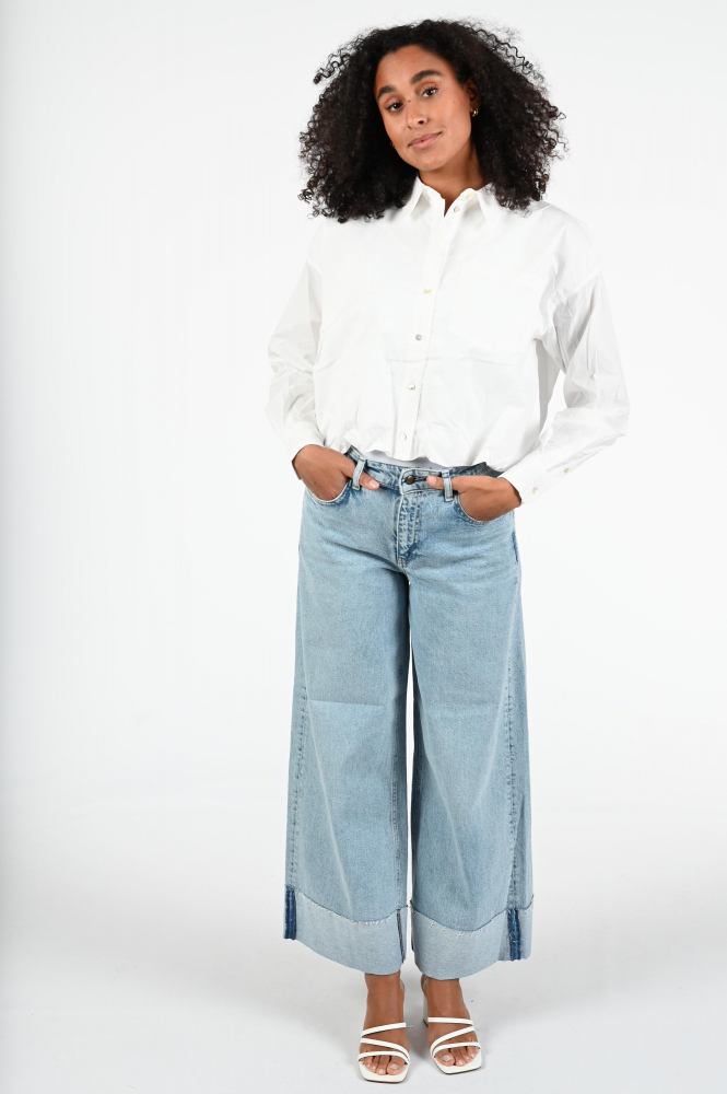 Nukus NKS02075 Blouse lange mouw Wit